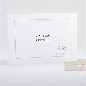 Carton réponse mariage vélo au vent !