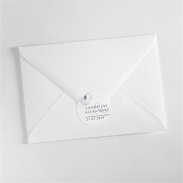 Sticker mariage chic et moderne - Mise en situation