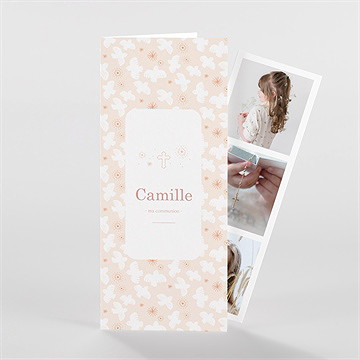 Faire-part communion toujours plus haut photomaton - Vue d'ensemble