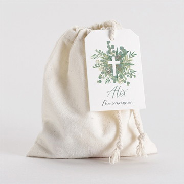 Pochon communion en grâce étiquette