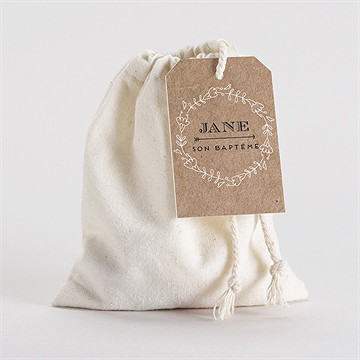 Pochon baptême belle histoire sacrée - Mise en situation