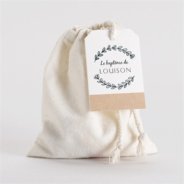 Pochon baptême petit programme photomaton