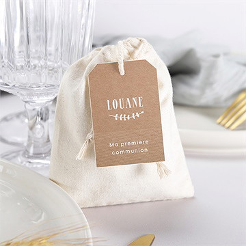 Pochon communion première communion - Mise en situation