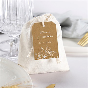 Pochon mariage  belle découverte - Mise en situation