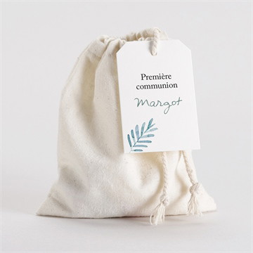 Pochon communion aquarelle sacrée