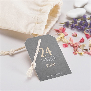 Pochon baptême en symboles - Mise en situation