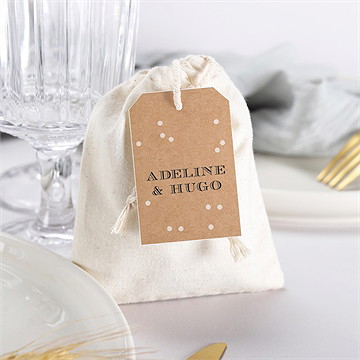 Pochon mariage  petite cocotte - Mise en situation