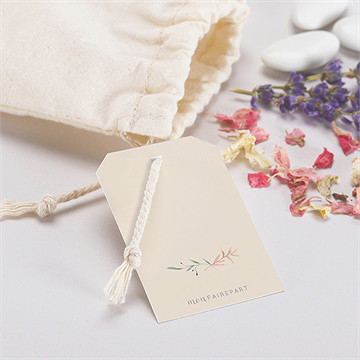 Pochon mariage  élégance champêtre - Mise en situation