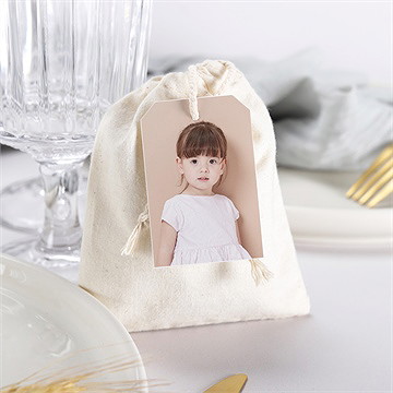 Pochon communion pourpre - Mise en situation