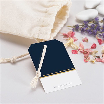 Pochon mariage  art déco - Mise en situation