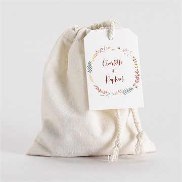 Pochon mariage  terre de feu