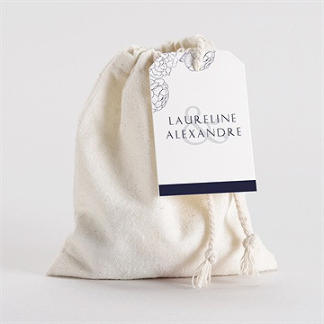 Pochon mariage  chic et moderne