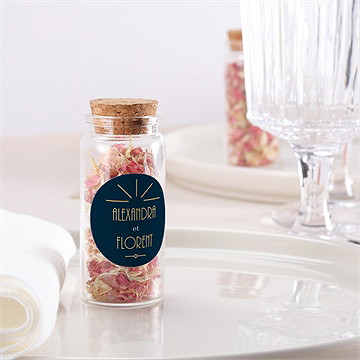 Mignonette mariage art déco sticker - Mise en situation