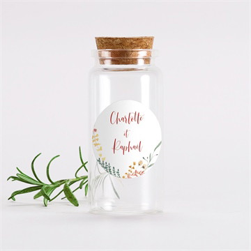 Mignonette mariage terre de feu sticker