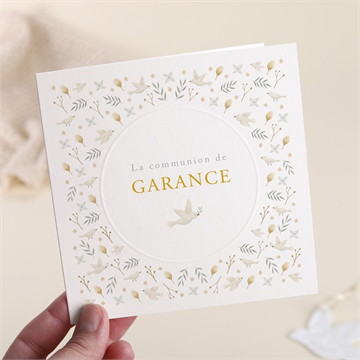 Faire-part communion en vérité