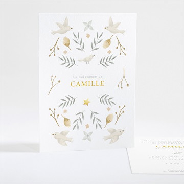 Carte dorure - portrait