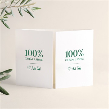 Carte 2 volets - paysage