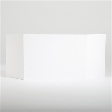 Faire-part naissance vierge 100% 2 volets - Dos du faire-part