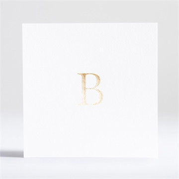 Carte dorure - carré