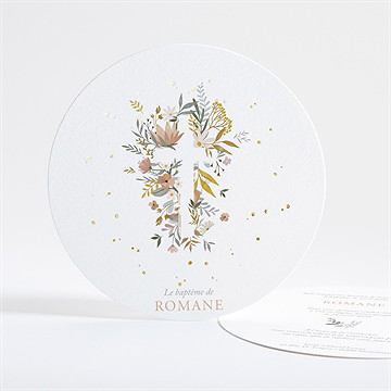 Faire-part de baptême tout en joie