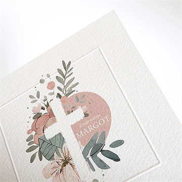 Faire-part confirmation espérance - Détail du faire-part