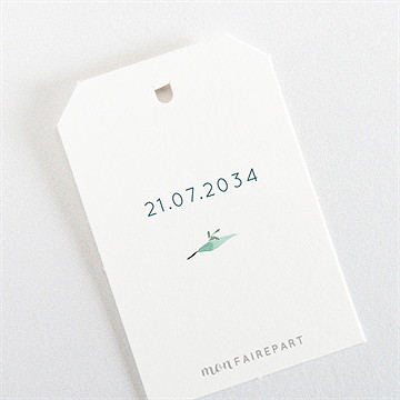 Etiquette mariage grande esquisse - Dos de l'étiquette