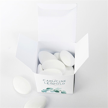 Boîte de dragées mariage grande esquisse - Intérieur de la boîte