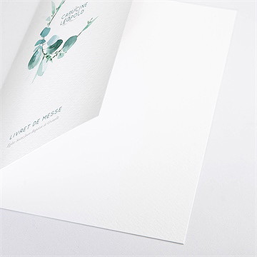 Livret de messe mariage grande esquisse - Détail du livret