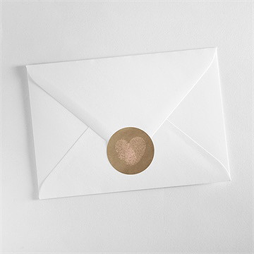 Sticker mariage nos empreintes - Mise en situation