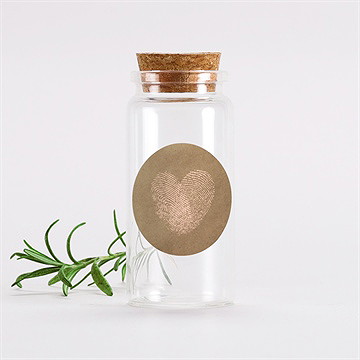 Mignonette mariage nos empreintes sticker