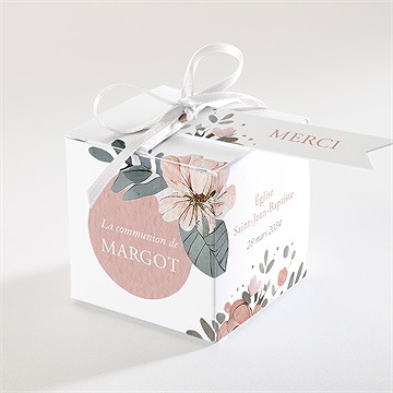 Boîte de dragées communion vraie joie