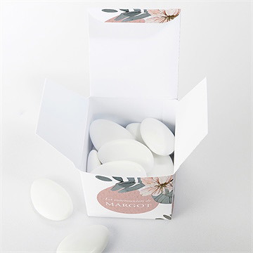 Boîte de dragées communion vraie joie - Intérieur de la boîte