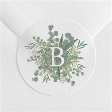 Sticker naissance nouvelle printanière plié