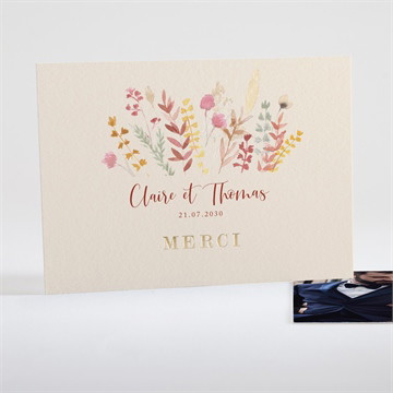 Carte dorure - paysage