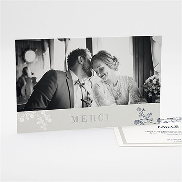 Remerciement mariage esperluette dorure