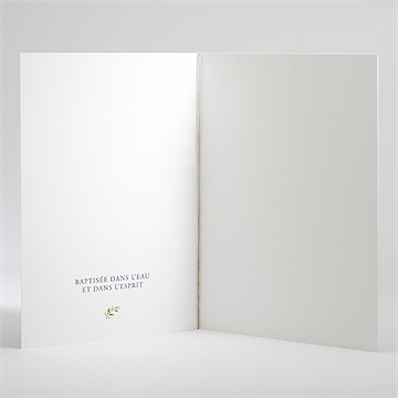 Livret de messe baptême en lumière - Intérieur du livret