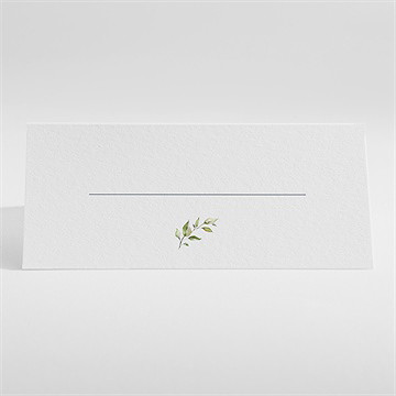 Marque-place baptême en lumière - Dos du marque-place