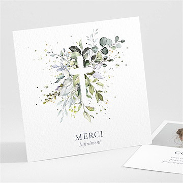 Remerciement baptême en lumière