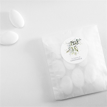 Sticker baptême en lumière - Mise en situation