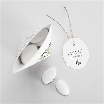 Boîte de dragées communion espérance étui - Intérieur de la boîte