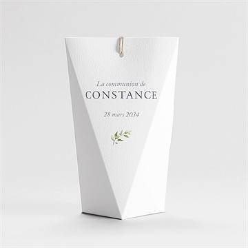 Boîte de dragées communion espérance étui - Dos de la boîte