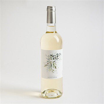 Etiquette de bouteille communion espérance - Mise en situation