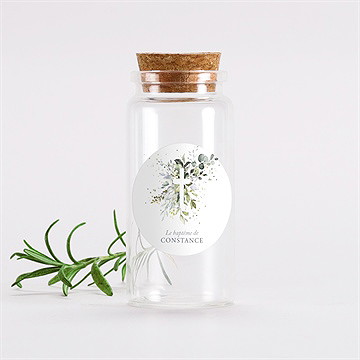 Mignonette baptême en lumière