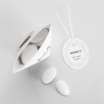 Boîte de dragées mariage sublime étui - Mise en situation