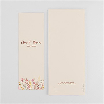 Remerciement mariage élégance champêtre photomaton - Détail de l'intérieur