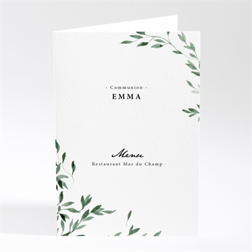 Carte pliée - portrait