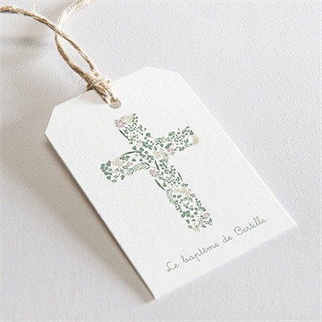 Etiquette baptême belle journée