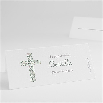 Marque-place baptême belle journée