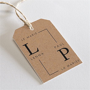 Etiquette mariage liés