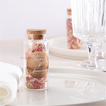 Mignonette mariage boisé sticker - Mise en situation